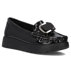 Leather loafers Filippo DP7056/25 BK L black