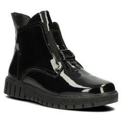 Leather ankle boots Filippo DBT3952/22 BK black