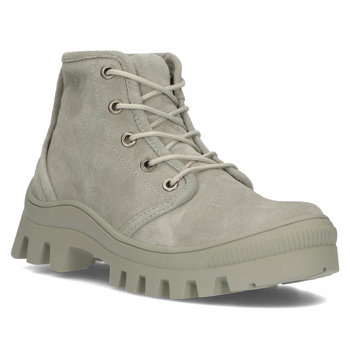 Kožené vysoké boty Filippo DBT3523/22 GR šedé