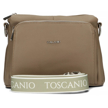 Toscanio Leather bag E16 béžová