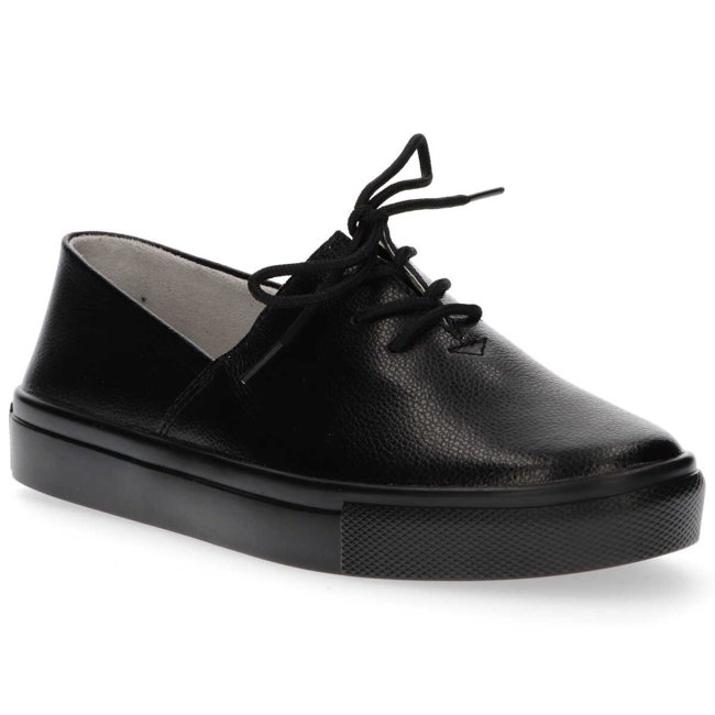 Černé kožené boty Filippo DP1321/20 BK