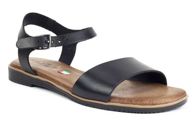 Černé sandály Filippo 0921
