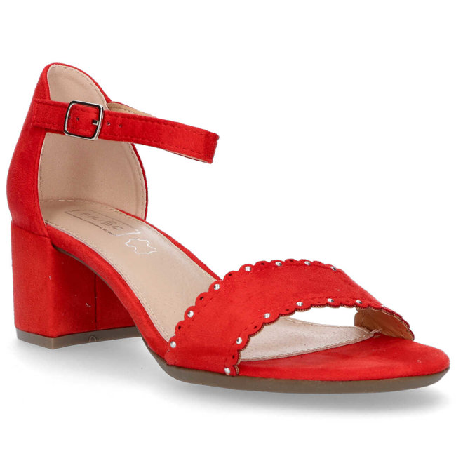 Červené sandály Filippo DS1350/20 RD