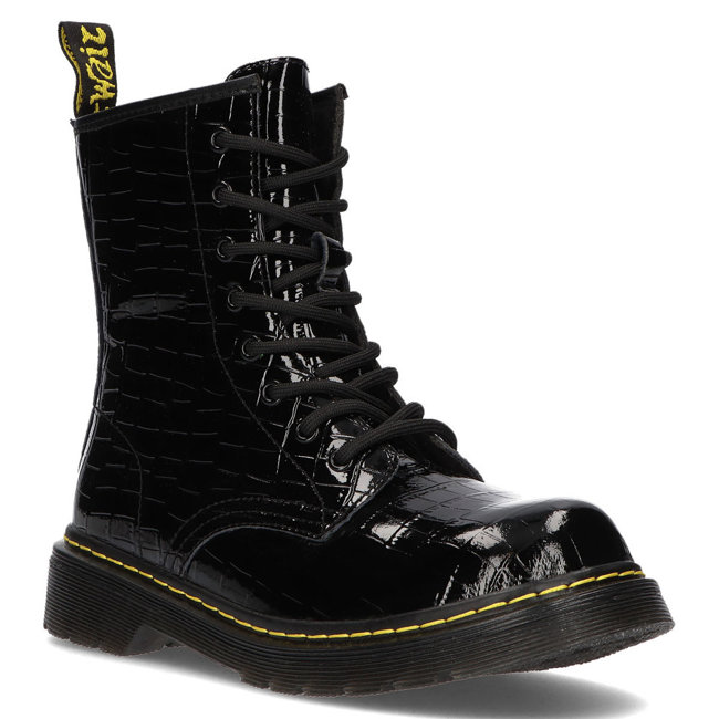 Kožené vysoké boty Filippo GL429/21 BK CR černé
