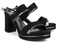 Marco Tozzi 2-28382-32 098 Black Kombinované sandály