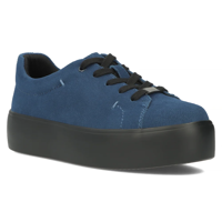Leather shoes FilippoDP6247/24 NV BK navy blue