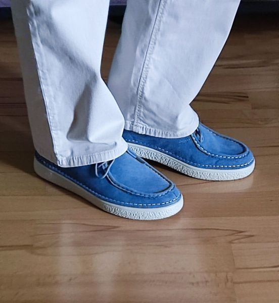 Leather shoes Filippo DP7604/26 BL blue