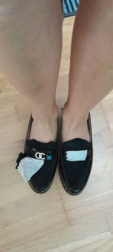 Leather loafers Filippo DP1515/24 BK black