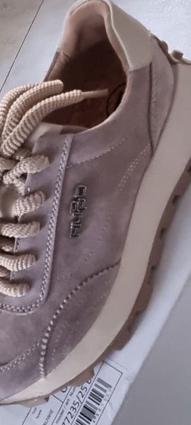 Leather sneakers Filippo DP7498/26 BE beige