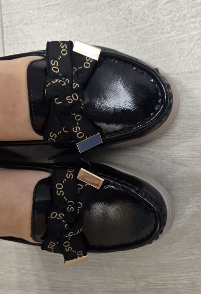 Leather loafers Filippo DP6457/26 BK black