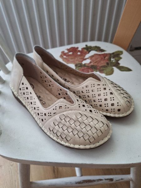 Leather shoes Filippo DP4541/23 BE beige