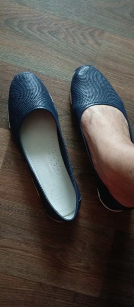 Leather shoes Filippo DP3681/24 NV navy blue