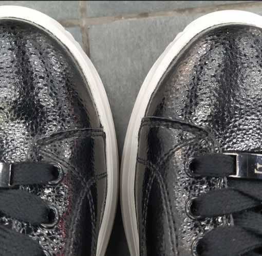 Skórzane sneakersy Filippo DP6795/25 BK czarne