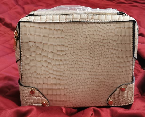 Beige handheld bag beige chic
