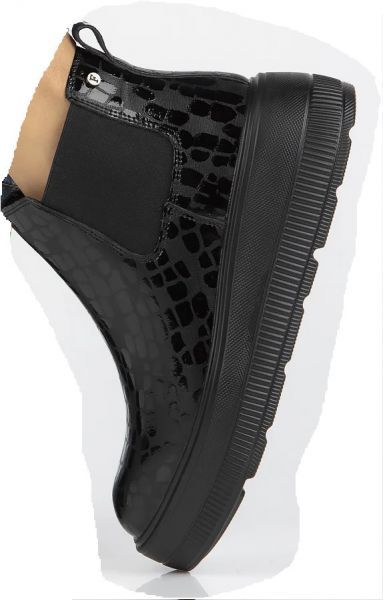 Leather ankle boots Filippo DBT6376/24 BK black