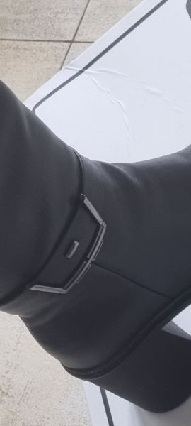 Leather boots Filippo DKZ7235/25 BK black