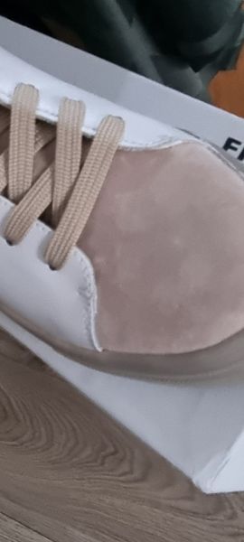 Leather sneakers Filippo DP6055/24 WH white