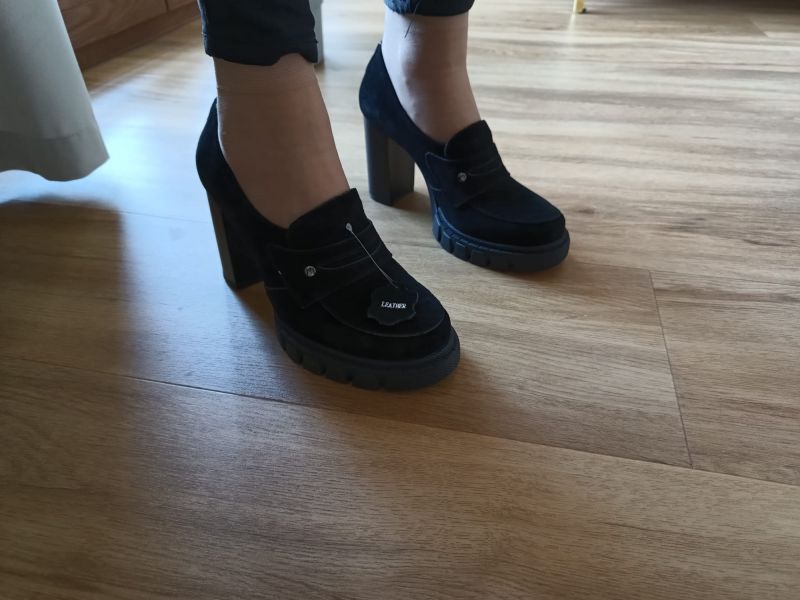 Leather shoes Filippo DP4671/23 BK black