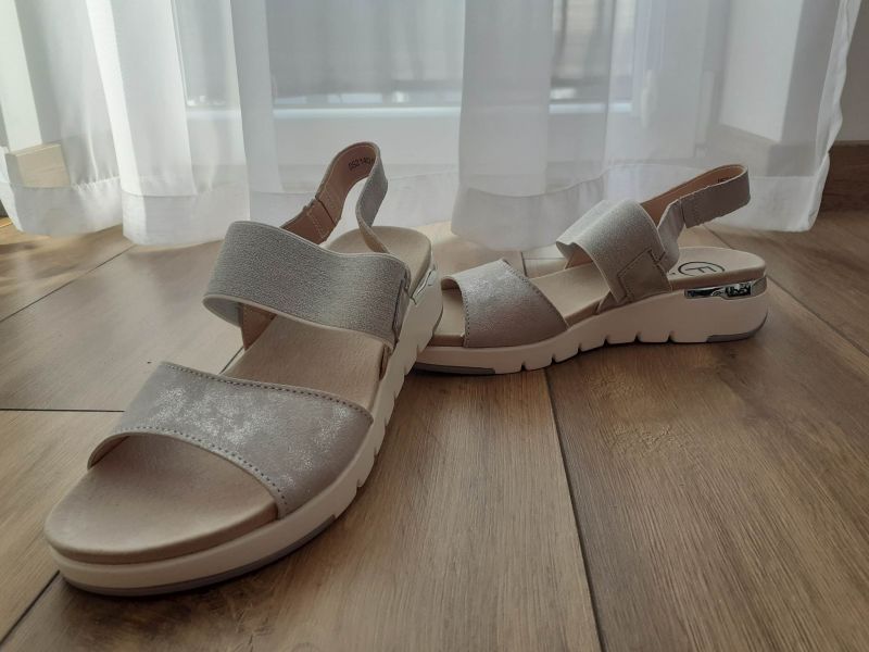 Leather sandals Filippo DS2140/21 SI silver