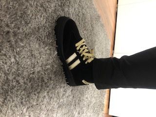 Leather sneakers Filippo DP6841/25 BK GO black