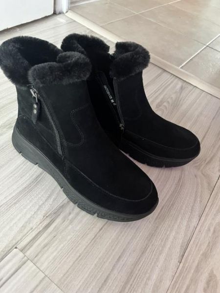 Leather ankle boots Filippo DBT7291/25 BK black