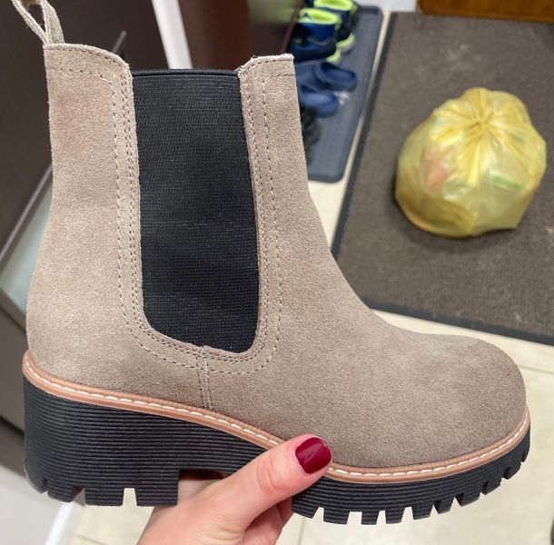 Leather ankle boots Filippo DBT4805/24 TP BK beige