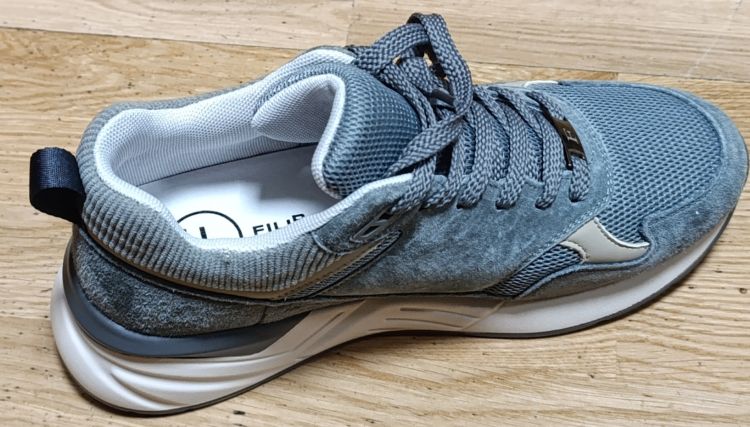 Skórzane sneakersy Filippo DP7881/26 GR szare