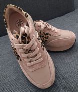 Leather sneakers Filippo DP7112/25 BE LEO brown