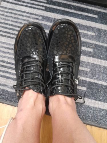 Leather shoes Filippo DP4929/23 BK black