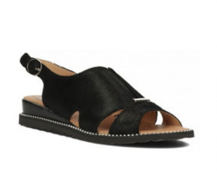 Leather sandals Filippo DS4470/23 BK black