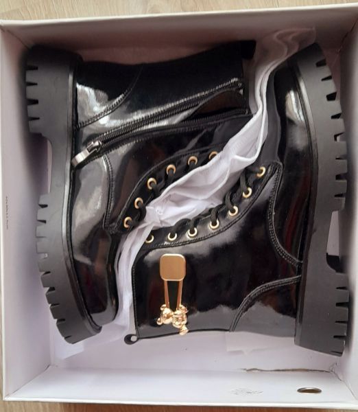 Leather boots Filippo DBT6428/24 BK black