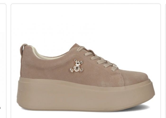 Leather sneakers Filippo DP6246/24 BE beige