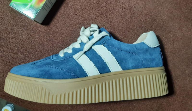 Leather sneakers Filippo DP6776/25 BL blue