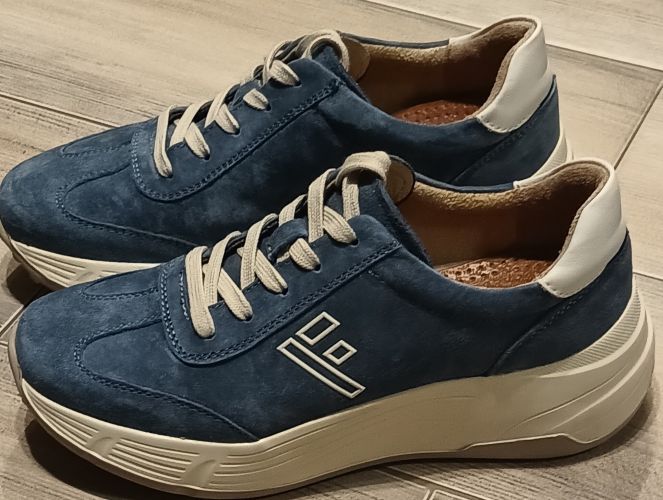 Leather sneakers Filippo DP7496/26 NV navy