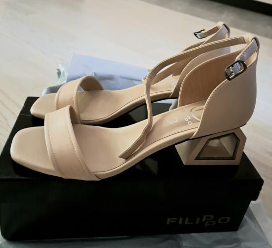 Leather sandals Filippo DS4440/23 BE beige