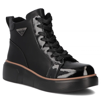 Leather ankle boots Filippo DBT6453/25 BK black