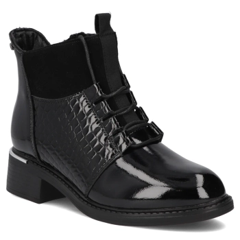 Leather ankle boots Filippo DBT7275/25 BK black