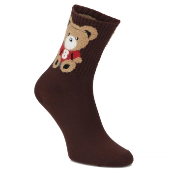 Women's Socks LAIOLA darkbrown bear