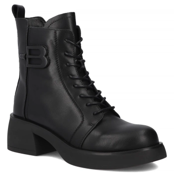 Leather ankle boots Filippo DBT6550/25 BK black