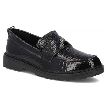 Leather shoes Filippo DP7409/25 BK CR black
