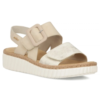 Sandals Rieker 69260-60 beige