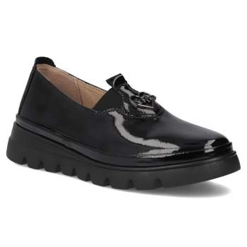 Leather shoes Filippo DP7170/25 BK L black