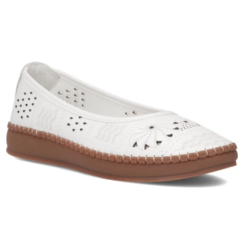 Leather ballerinas Filippo DP6831/25 WH white