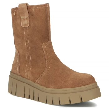 Leather ankle boots Filippo DBT7262/25 CA brown