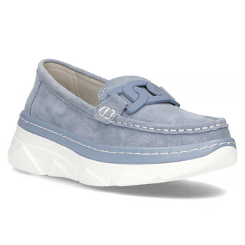 Leather shoes Filippo DP4552/23 BL blue