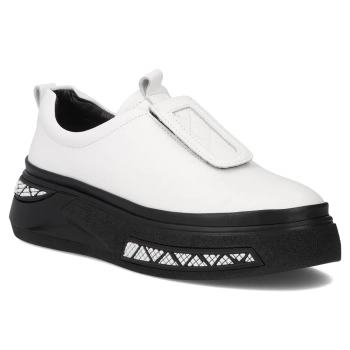 Leather shoes Filippo DP7286/25 WH white