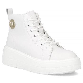 Leather ankle boots Filippo DBT6374/25 WH white