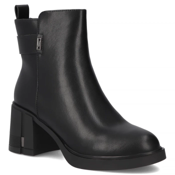 Leather ankle boots Filippo DBT6519/25 BK black