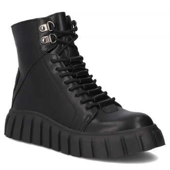 Leather ankle boots Filippo DBT6312/25 BK black