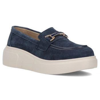 Leather shoes Filippo DP6809/25 NV navy